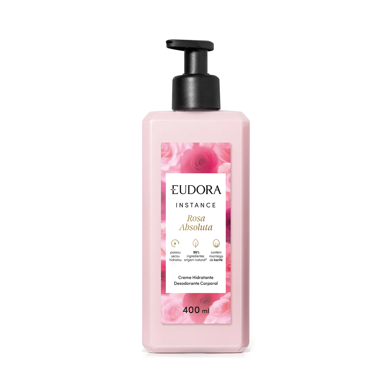 INSTANCE CREME HIDRATANTE DESODORANTE CORPORAL ROSA ABSOLUTA 400ml
