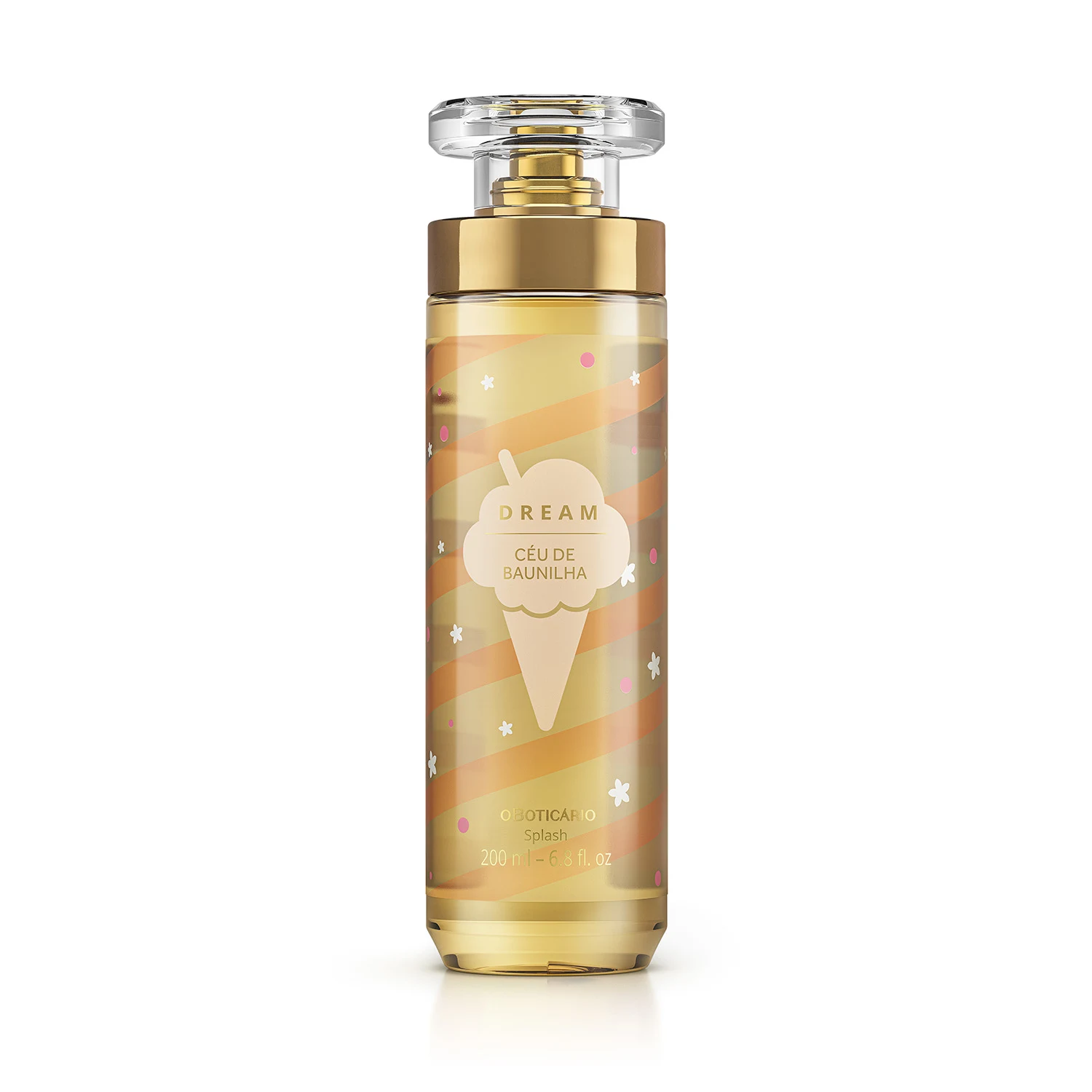 SPLASH DREAM O BOTICÁRIO CÉU DE BAUNILHA DESODORANTE COLÔNIA, 200 ml