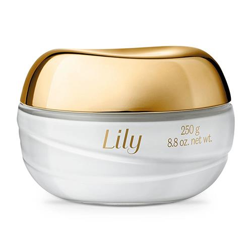 LILY CREME ACETINADO DESODORANTE HIDRATANTE CORPORAL, 250 g