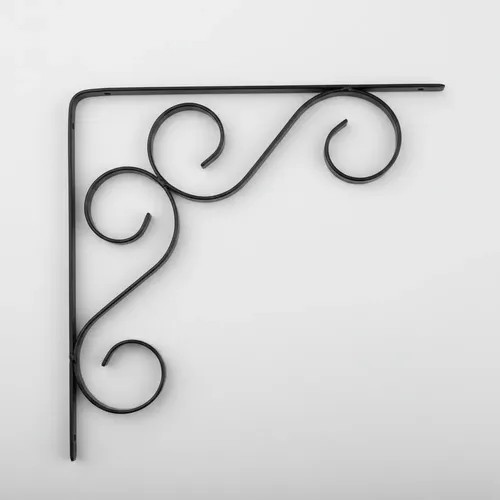 4un Mão Francesa 30cm Suporte Prateleira Colonial Ferro